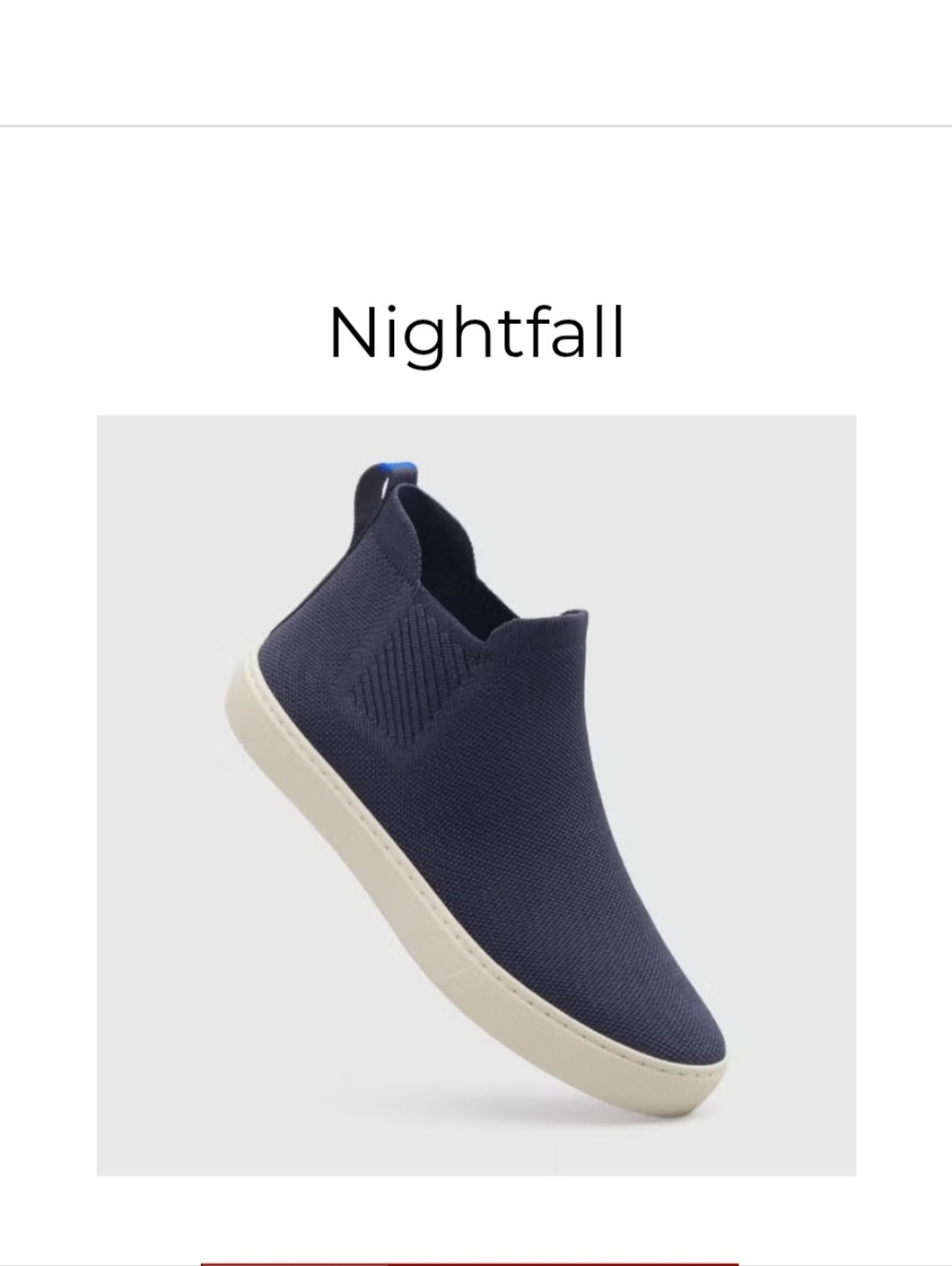 Rothy's Chelsea Boot In Nightfall - Picture 2 of 8